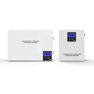 Wall mounted 24v 100ah 5kw 10kw 20kw Lifepo4 Lithium ion Energy Storage Battery  Rechargeable Pack for  Home solar  system