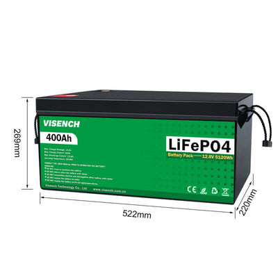 Visench Rechargeable Lithium Ion Batteries 12V Lifepo4 400Ah 12 Volt Phosphate Lithium Batteries Batterie Solaire Pack