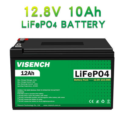 Visench OEM Prismatic 12V 12.8V Volt 12Ah Deep Cycle Storage Energy System Lifepo4 Lithium Ion Battery