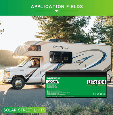 Visench  Direct factory  12V 24V 100Ah 120Ah 200Ah  Deep 6000 Cycles Solar battery lithium Energy Storage Battery