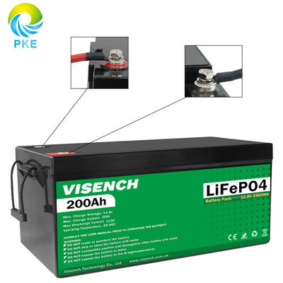 Visench  Direct factory  12V 24V 100Ah 120Ah 200Ah  Deep 6000 Cycles Solar battery lithium Energy Storage Battery