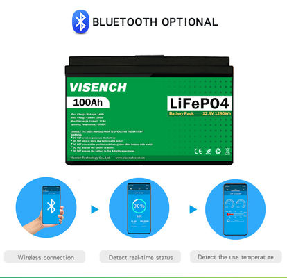 Visench Direct factory high quality lithium battery 12v 200ah for  Energy Storage Battery