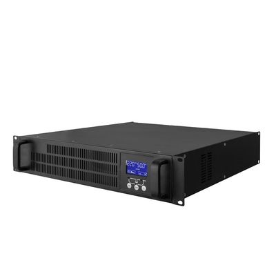 Double Conversion 10kva 9kw Short Circuit Overcurrent Protector Online Rack Mount Ups With LCD Display Panel