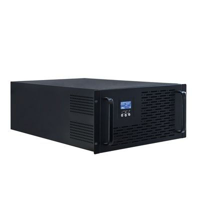 Double Conversion 10kva 9kw Short Circuit Overcurrent Protector Online Rack Mount Ups With LCD Display Panel