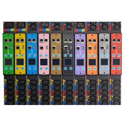 16A Derated AMP 1U PDU For Power Data Center EATON EFLXB00H FLEXPDU BASIC C14 10A 1P 8XC13