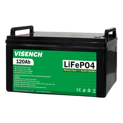 Visench Energiespeicher Batterie Anpassung 12v 120ah RV Lithium Eisen Phosphat Batterie 12V Lifepo4 Batterie