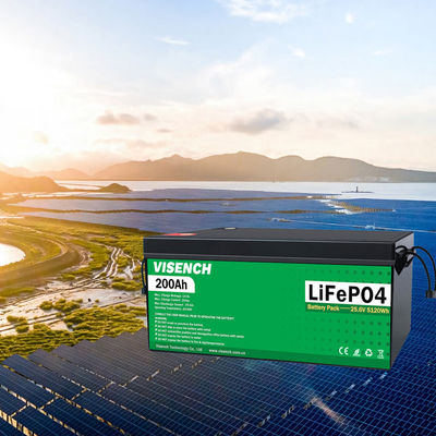 Visench Direct Fabrik 48v 200ah Lithiumbatterie Deep 6000 Zyklen mit BMS für Solar-Inverter Energiespeichersystem