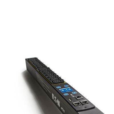 16A überwachtes Rechenzentrum PDU 12 Way EATON EFLXL02H FLEXPDU Lokalzähler 1U C20 1P 12XC13