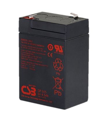 6V 4,5AH GEL Batterie Ideal für die Speicherung von Energie und wiederaufladbar
