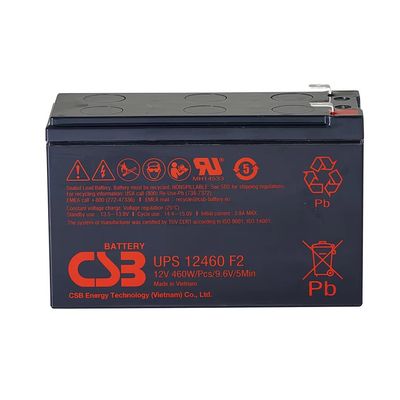 CSB-Batterie UPS12460 12V 460W Wartungsfreies Ventil reguliertes Blei-Säure-Batterie für UPS-Rechenzentrum