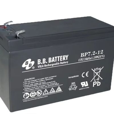 12V 7,2Ah Batterie Versiegelte Blei-Säure-Batterie B.B. Batterie BP7,2-12 VDC