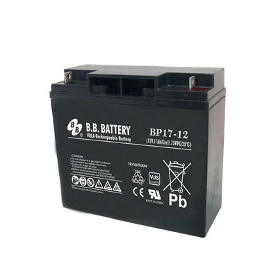 12 Volt Blei-Säure-Batterie 12V 17AH versiegelt wiederaufladbar Tiefe Zyklus-Ups Backup Ersatz Blei-Säure-Batterie Ladegerät