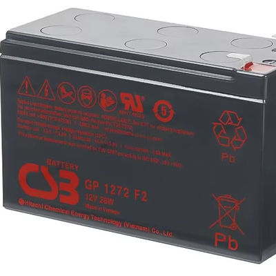 CSB GP1272 F2 12V 28W wartungsfreie, mit einem Regulierungsventil versehene Blei-Säure-Batterie