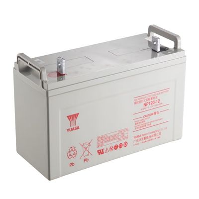 YUASA NP120-12 12V 120Ah UPS Batterie wiederaufladbar Beste Energiespeicher Wartung VRLA Batterie für Solarsystem Strom
