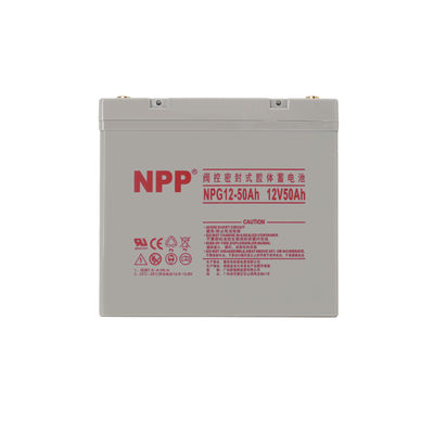 NPP NPG12-50Ah Wiederaufladbare Gel-Tiefenzyklus-Batterie-Ventil regulierte Blei-Säure-Batterie Speicher-Gel-Batterie