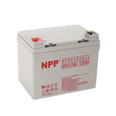 NPG12-33 Tiefkreislauf Energiespeicher Wartung Kostenlos Wiederaufladbar Versiegelte Blei-Säure-Gel-Batterie 12V 55Ah