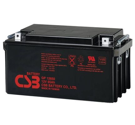 CSB-Batterie GPL12650 12V 65Ah Versiegelte Blei-Säure-Batterie Langlebigkeit Wiederaufladbare Batterie für UPS