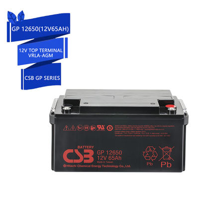 CSB GP12650 12V 65Ah Energiespeicher Wiederaufladbare VRLA 12V 65Ah CSB Batterie