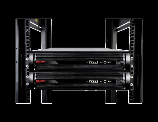 SANTAK Castle Series 1kVA Online Rack UPS with 1000Wh Lead Acid Battery and 220V Pure Sine Wave Output